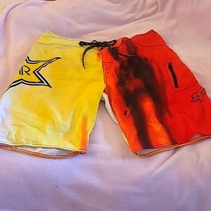 Fox Racing Rockstar Energy Drink men's boardshorts,  size 36